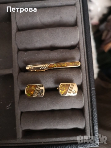 комплект игла за вратовръзка и копчета за ръкавели. , снимка 2 - Други - 53884274