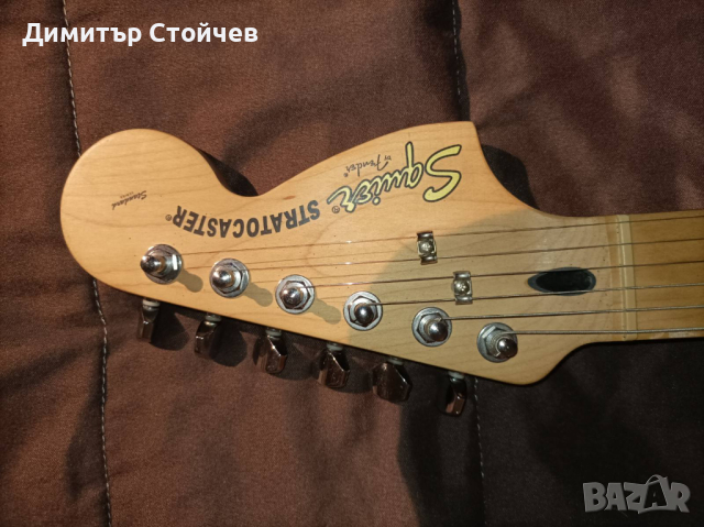 Китара Fender Squier Standart Stratocaster, crafted in Indonesia, снимка 4 - Китари - 45061615