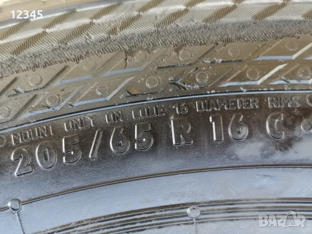 205/65R16C continental-№654, снимка 6 - Гуми и джанти - 45335837