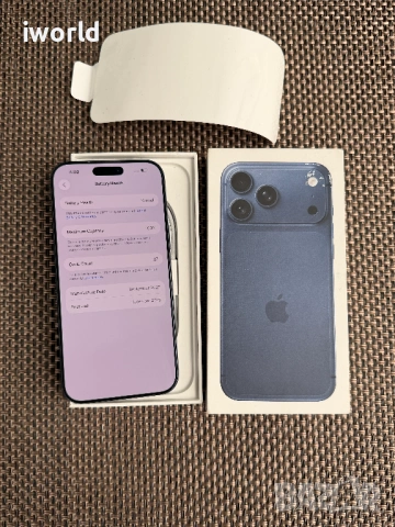 512Gb⚠️ 100% 🔋 ❗️ ГАРАНЦИЯ❗️ iPhone 17 Pro Max Лизинг от 46€ /м Deep Blue ☎️, снимка 2 - Apple iPhone - 54109403