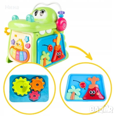 Бебе занимателен център Crocodile , снимка 6 - Образователни игри - 50370214