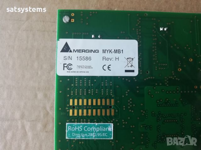 Merging Technologies Mykerinos Digital Audio Workstation [Win PC] PCI, снимка 10 - Други - 46487112