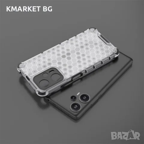 Xiaomi Redmi Note 12S 4G Силиконов Калъф Honeycomb TPU и Протектор, снимка 10 - Калъфи, кейсове - 48823438