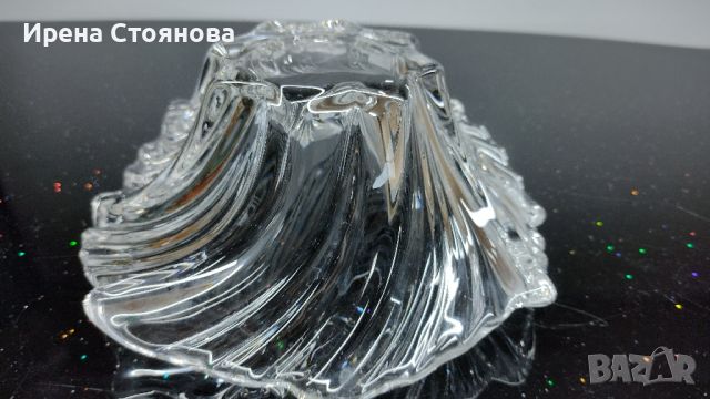 Кристална фруктиера/бонбониера Mikasa Walther Glas. , снимка 10 - Декорация за дома - 45723945