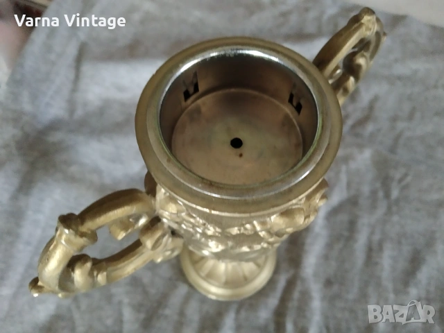 Винтидж настолна запалка във формата на ваза, стил Арт Деко. Франция., снимка 6 - Антикварни и старинни предмети - 53861067