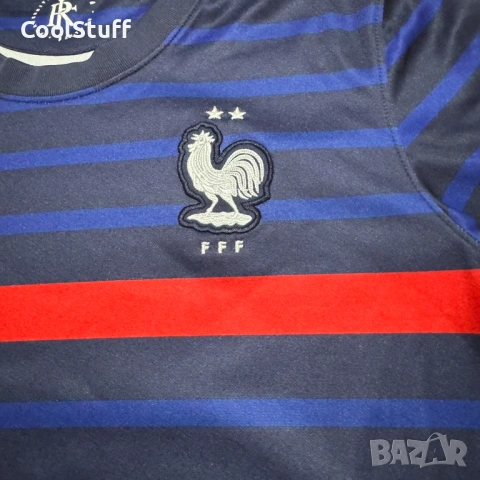 Футболна Тениска Nike France FFF 2020/22 Размер S, снимка 3 - Тениски - 53927630