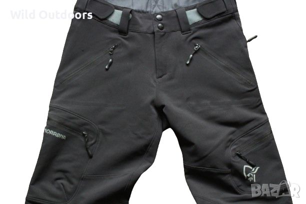 NORRONA Svalbard Flex1 pants - мъжки софтшел панталон, размер S, снимка 2 - Спортни дрехи, екипи - 45751882