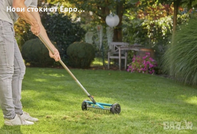 Ръчният аератор от серията Gardena Combisystem е създаден за поддържане на здрава и добре проветрена, снимка 3 - Градински инструменти - 53916067