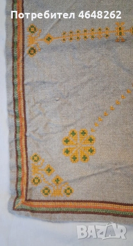 Ръчно бродирани карета върху панама, снимка 8 - Други - 54242416