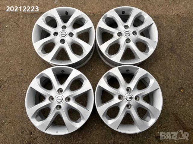 4 броя алуминиеви джанти за Nissan Micra IV,15