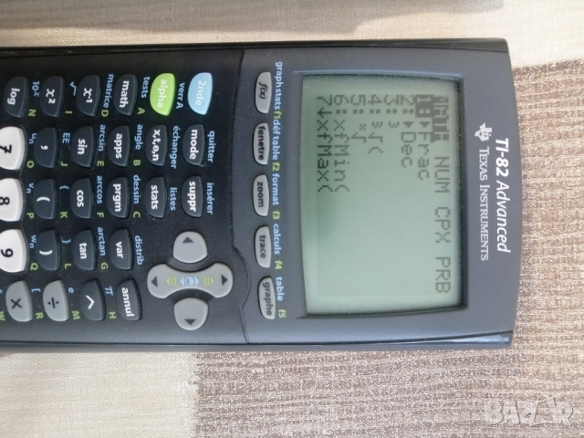 Графичен калкулатор Texas Instruments TI-82 Advanced , снимка 8 - Друга електроника - 51547996