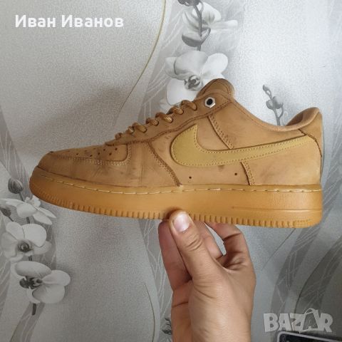 NIKE AIR FORCE 1 LOW FLAX  оригинални маратонки номер 40,5-41, снимка 9 - Маратонки - 45457259