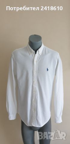 POLO Ralph Lauren FeatherWeight Mesh Pique Cotton Mens Size M НОВО!ОРИГИНАЛ! Мъжка Риза!, снимка 9 - Ризи - 46010234