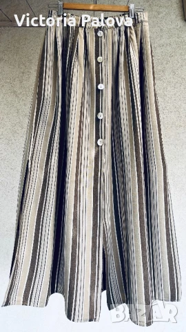 Модерна атрактивна  пола лен и вискоза Германия, снимка 3 - Поли - 50455297