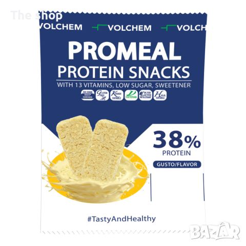 Promeal® Protein Snacks (бисквитки) с вкус на бисквитка - 37,5 гр (009), снимка 1 - Други - 46158345