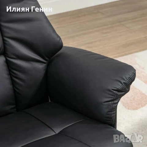 HOMCOM Фотьойл с табуретка, , снимка 7 - Дивани и мека мебел - 51601496