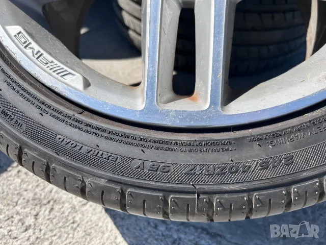 Джанти AMG 17" с гуми спортпакет Mercedes Benz W204 Original 5х112 , снимка 3 - Гуми и джанти - 50088628