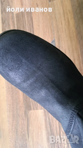 AJ-ARMANI JEANS-кожени шити,суров каучук ботуши-43, снимка 6 - Мъжки ботуши - 53783596