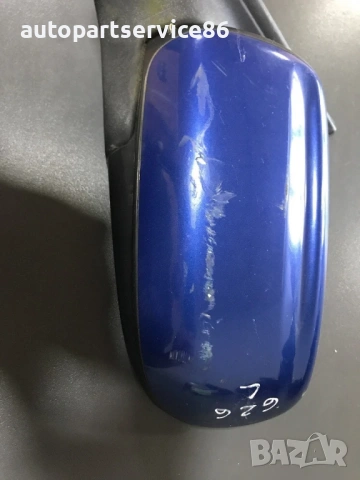 Предно ляво огледало за врата син цвят RHD за Mazda 626 (1998-2001) 010142, снимка 2 - Части - 53705383