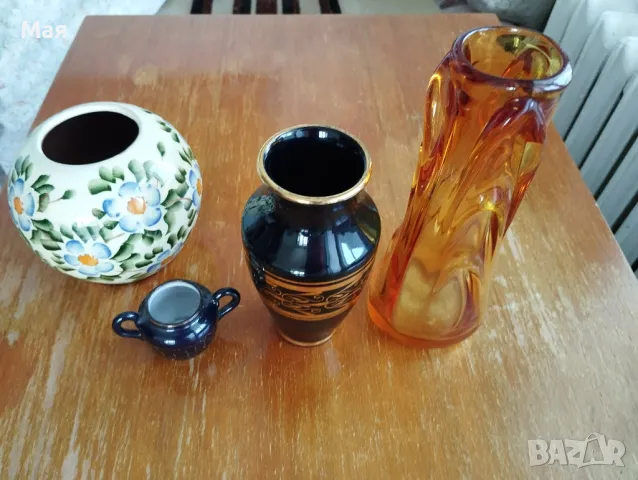 Вази, кристални купи, декорация,