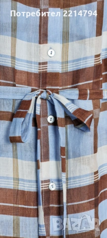 Дамска рокля от 100% рамия, снимка 4 - Рокли - 53709965