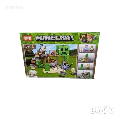 Конструктор 2в1 Minecraft MG1012, 268 части Код: 1012, снимка 3 - Конструктори - 48057345