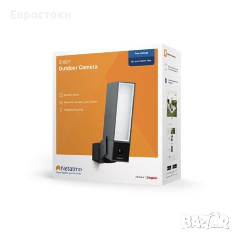 IP-камера Netatmo Presence. Умна охранителна камера Netatmo Smart Outdoor Camera Размер: 50×110х200м, снимка 7 - IP камери - 46145790