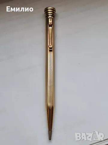 СТАР ЗЛАТЕН МОЛИВ 14К С САПФИР , снимка 14 - Други ценни предмети - 50310509