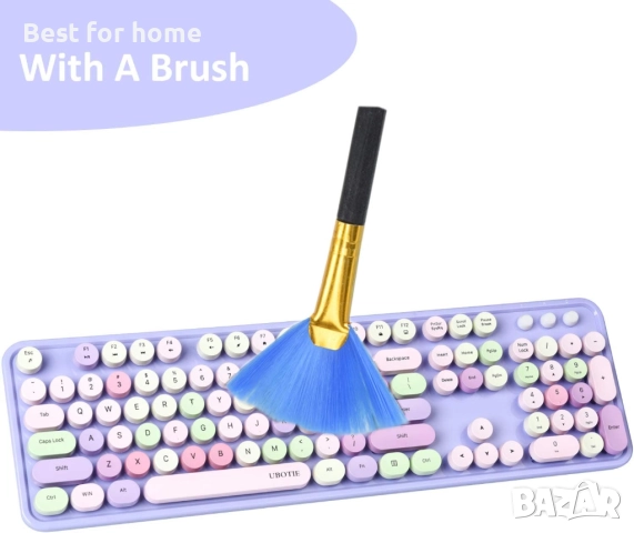 Комплект от компютърна клавиатура и мишка- безжични, снимка 7 - Клавиатури и мишки - 51934182