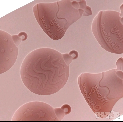 Два вида молдове за шоколадови Коледни топки , снимка 6 - Форми - 52072603