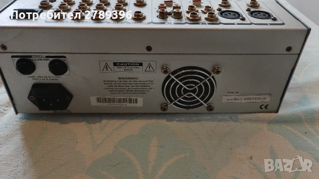 професионален аудио миксер (смесител) с вграден усилвател PMX-4D , снимка 6 - Ресийвъри, усилватели, смесителни пултове - 53483884