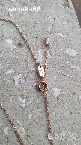 Позлатен Гердан Fossil, снимка 5 - Колиета, медальони, синджири - 53639936