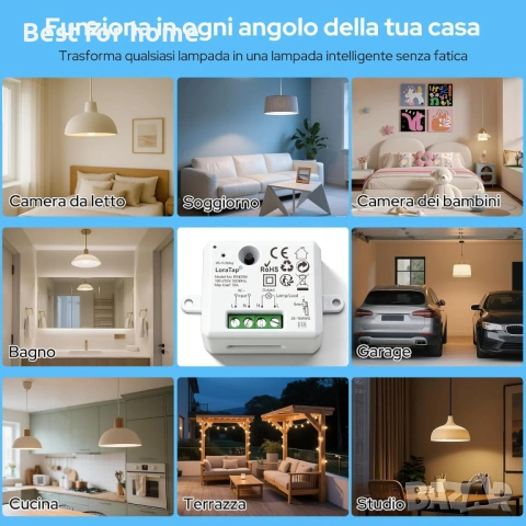 LoraTap WiFi интелигентен релеен модул, 2 броя, безжично дистанционно управление , снимка 6 - Други стоки за дома - 53816355