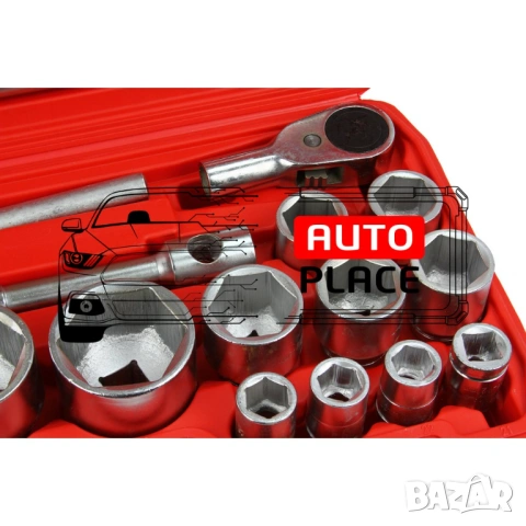 Шестостенно камионско гедоре 26 части 3/4″ и 1″ 21 – 65 мм Mar-Pol, снимка 4 - Гедорета - 53936073