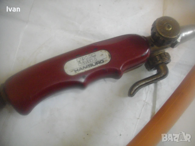 126 см Голяма газова ГОРЕЛКА ЗА ПОКРИВИ ХИДРОИЗОЛАЦИИ Немска оригинална старо качество EXACT HAMBURG, снимка 14 - Други инструменти - 54032988