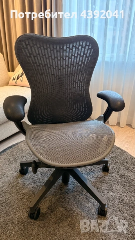 Herman Miller Mirra 2 (Fully Loaded) Офис Стол с Пеперудообразна облегалка - Като Нов! 