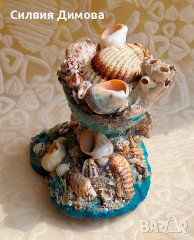 Сувенир за подарък с морски мидички и раковинки, снимка 4 - Морски сувенири - 51431610