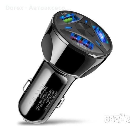 Универсално USB зарядно с 3 USB порта, снимка 3 - Аксесоари и консумативи - 53813486