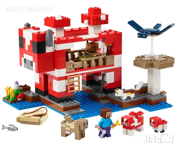 LEGO® Minecraft™ 21270 - Къщата на Муухоморка, снимка 3 - Игри и пъзели - 51831551