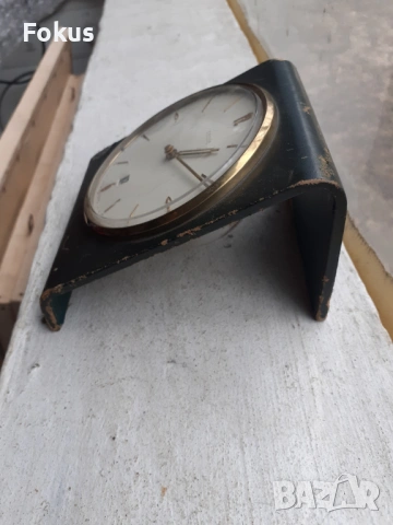 Стар немски настолен часовник Kienzle, снимка 4 - Антикварни и старинни предмети - 53394279