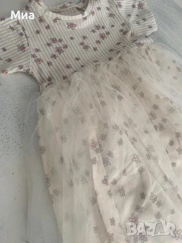 Рокля с къс ръкав за момиченце Zara, снимка 3 - Детски рокли и поли - 50556085