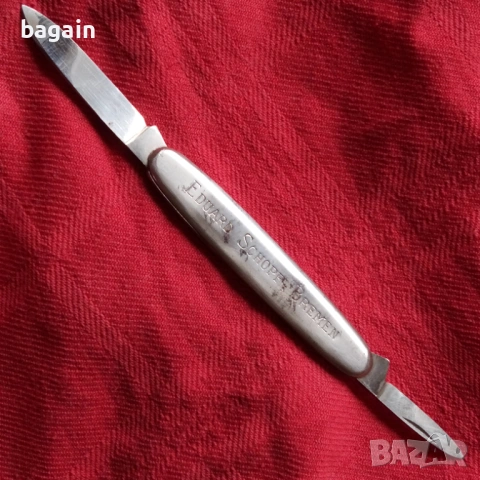 Гравиран немски нож. Солинген., снимка 5 - Ножове - 54213938