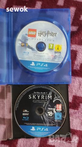 Harry Potter collection PS4 Skyrim special PS4 , снимка 1 - Игри за PlayStation - 46493605