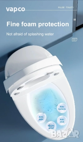 Мултифункционална смарт тоалетна F03 с биде, подгрев, сушене, масаж, снимка 9 - Други - 52484341