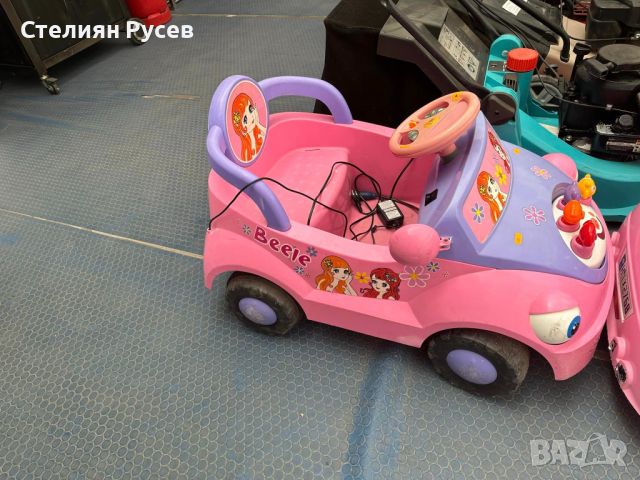 0466 розова електрическа детска акумулаторна количка / кола  - цена 145лв с нов акумулатор  -детето , снимка 4 - Детски велосипеди, триколки и коли - 46475128