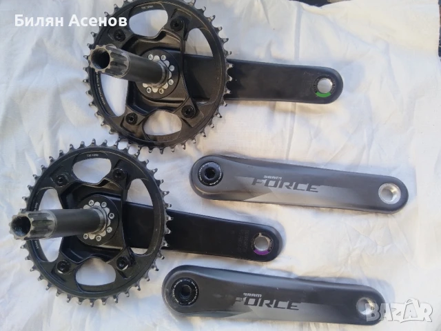 Карбонови курбели SRAM Force, снимка 12 - Части за велосипеди - 51396852