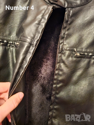 Мъжко кожено яке, снимка 2 - Якета - 53992707
