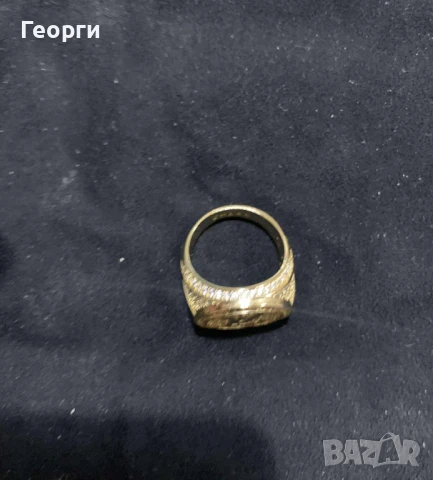 Louis Vuitton пръстен с мойсанити , снимка 2 - Пръстени - 51424754