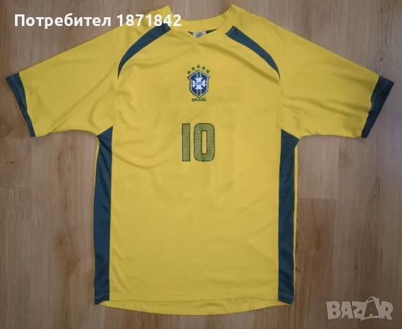 Тениска Бразилия/Brazil, RONALDINHO 10, снимка 1 - Футбол - 48726008