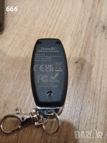 DieseRC 3 x Дистанционно управление 1527 Код за обучение Безжично дистанционно предавател, снимка 4 - Друга електроника - 53248076